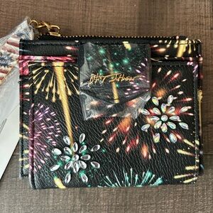 Betsey Johnson Spark Joy Bifold Wallet - Black and Multi